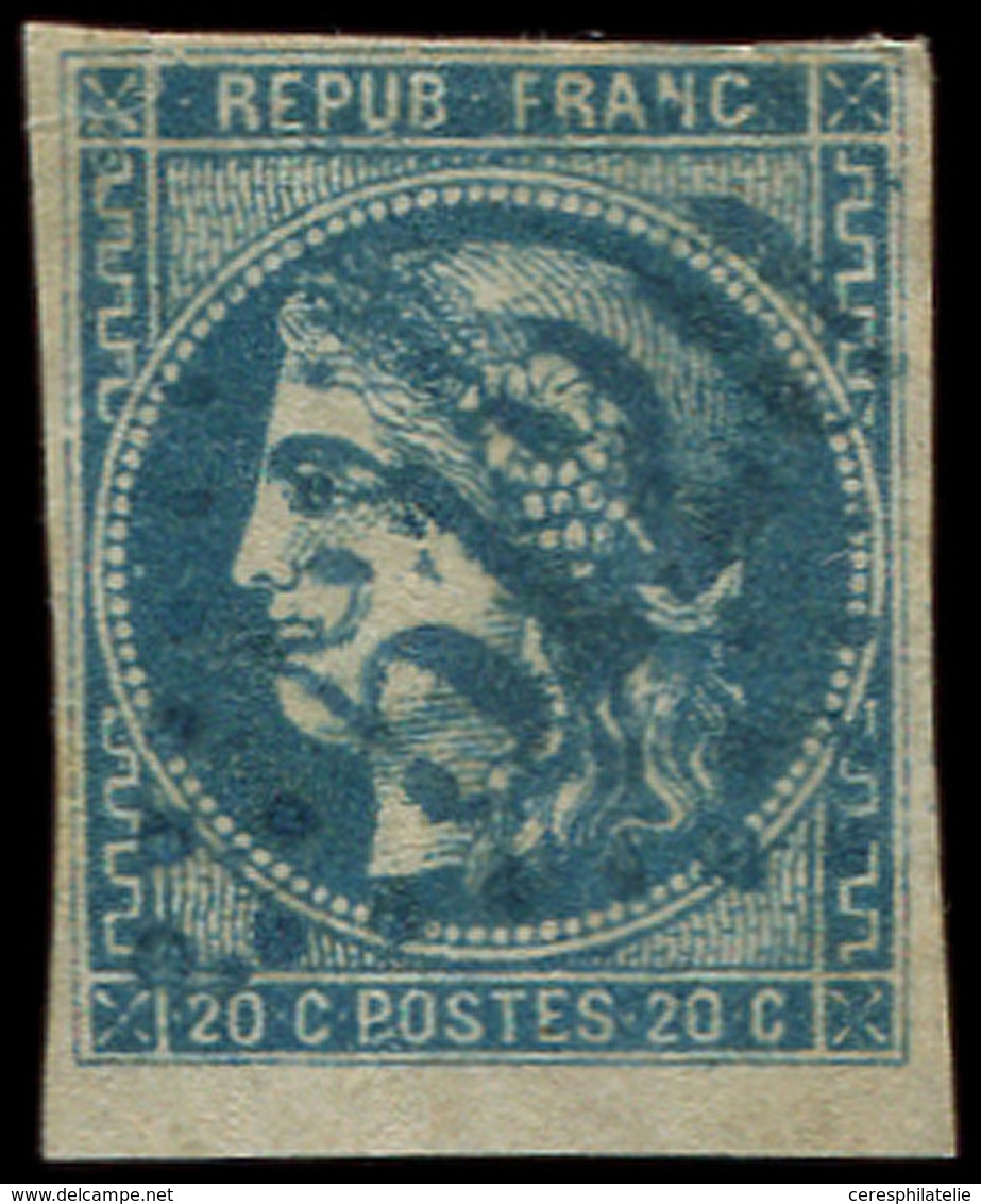 BUREAUX FRANCAIS A L'ETRANGER - N°46B Obl. GC Bleu 5120 De PORT SAID, Pelurage, Frappe TTB - 1849-1876: Classic Period