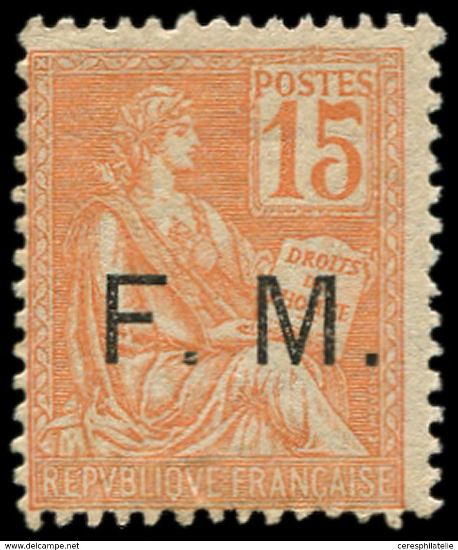 ** FRANCHISE MILITAIRE - 1    15c. Orange, Bon Centrage, TB - Military Postage Stamps