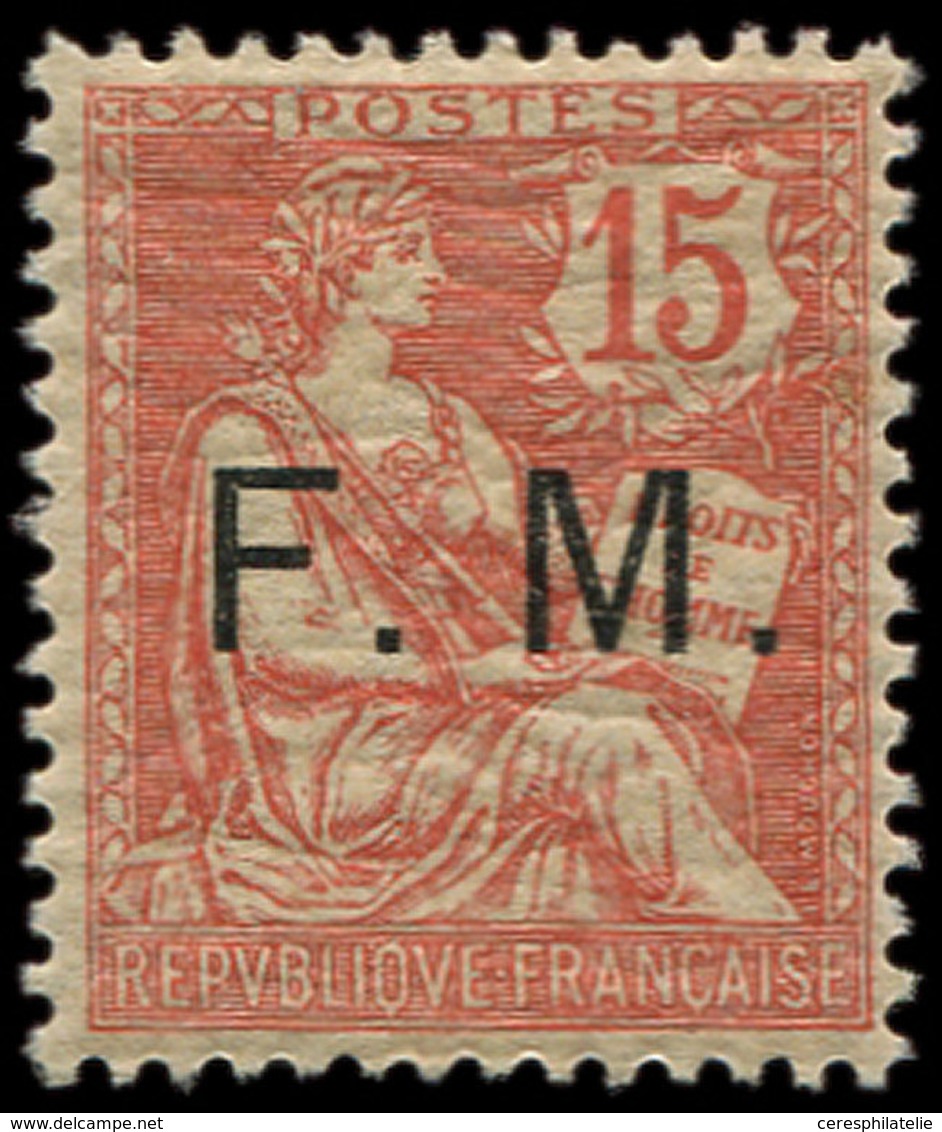 ** FRANCHISE MILITAIRE - 2    15c. Vermillon, TB - Military Postage Stamps