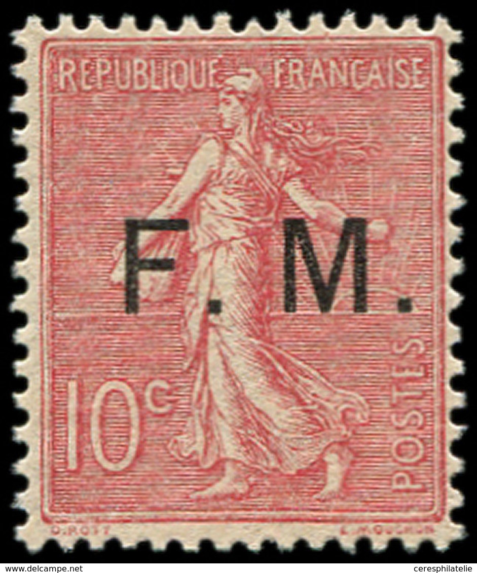 ** FRANCHISE MILITAIRE - 4    10c. Rose, Bien Centré, TB - Military Postage Stamps