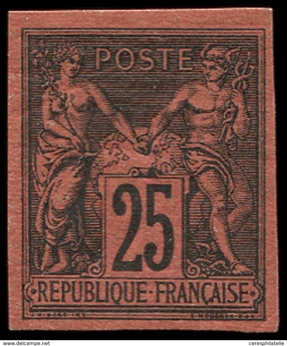 * Colonies Générales - 43   25c. Noir Sur Rouge, Frais Et TB - Altri & Non Classificati