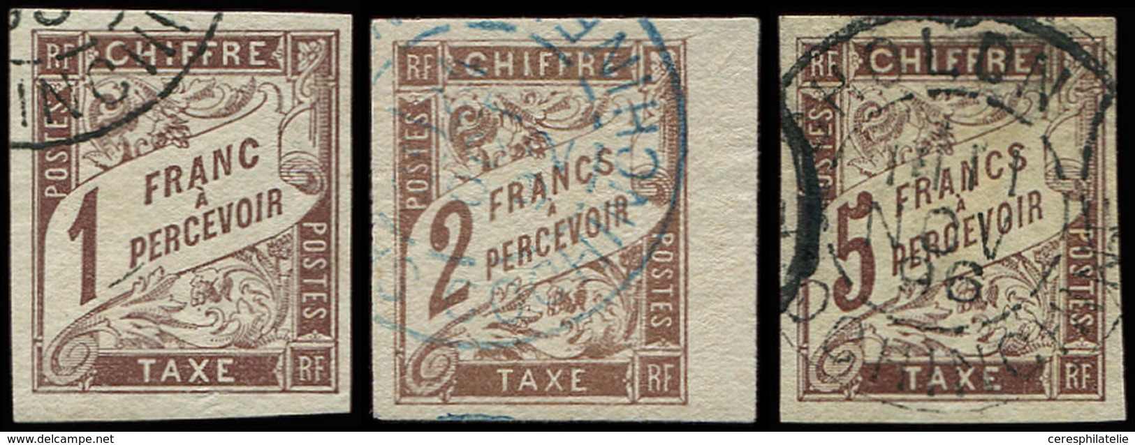 Taxe 15/17 : Type Duval Marron, Obl., TB - Other & Unclassified