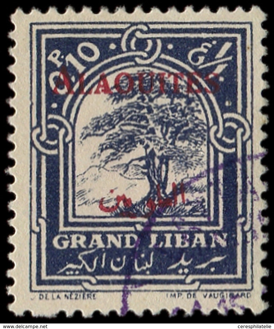 ALAOUITES 22b : 0p10 Violet Sur Timbre Du Grand Liban, Obl., TB - Other & Unclassified