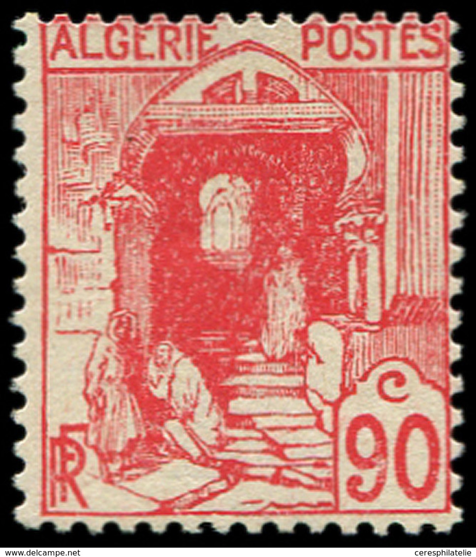 * ALGERIE 137A : 90c. Rouge, TB. C - Covers & Documents