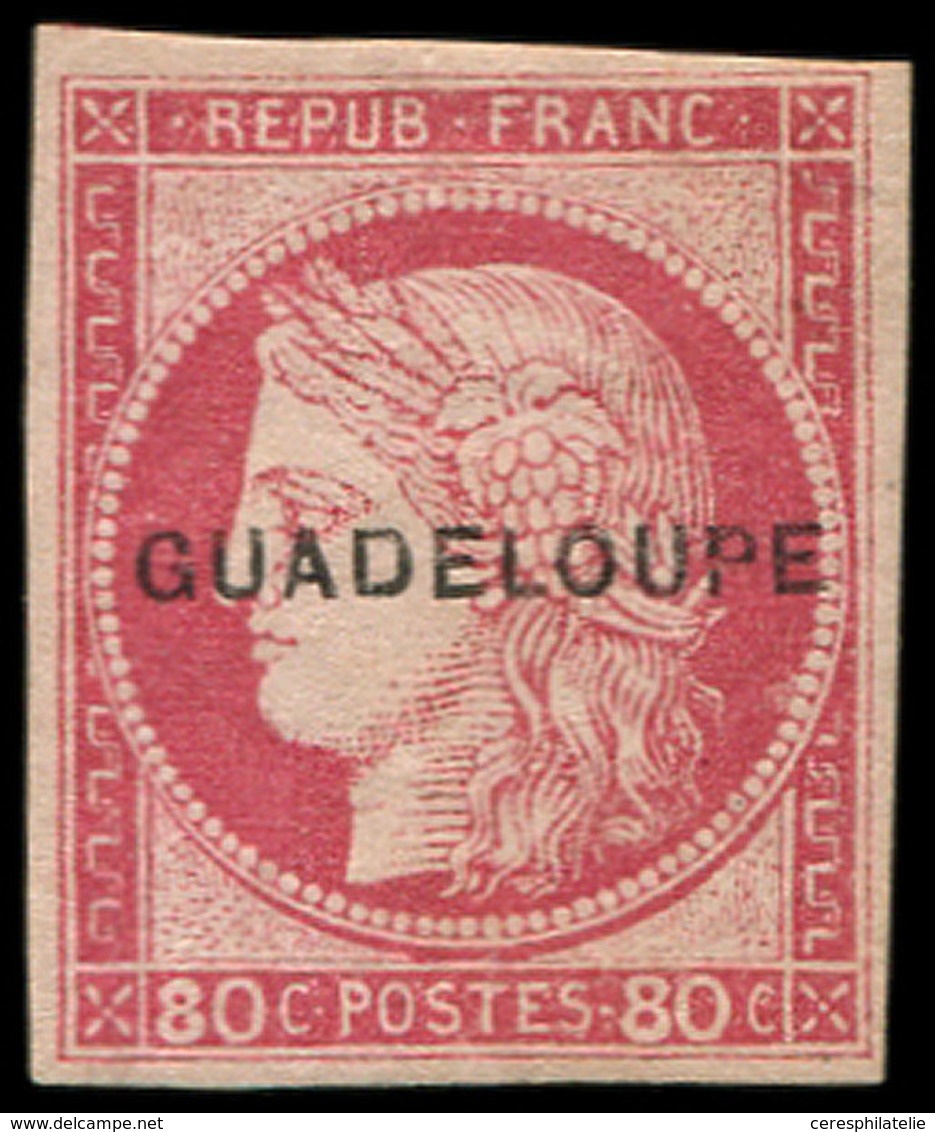 * GUADELOUPE 13 : 80c. Rose, TB. Br - Sonstige & Ohne Zuordnung