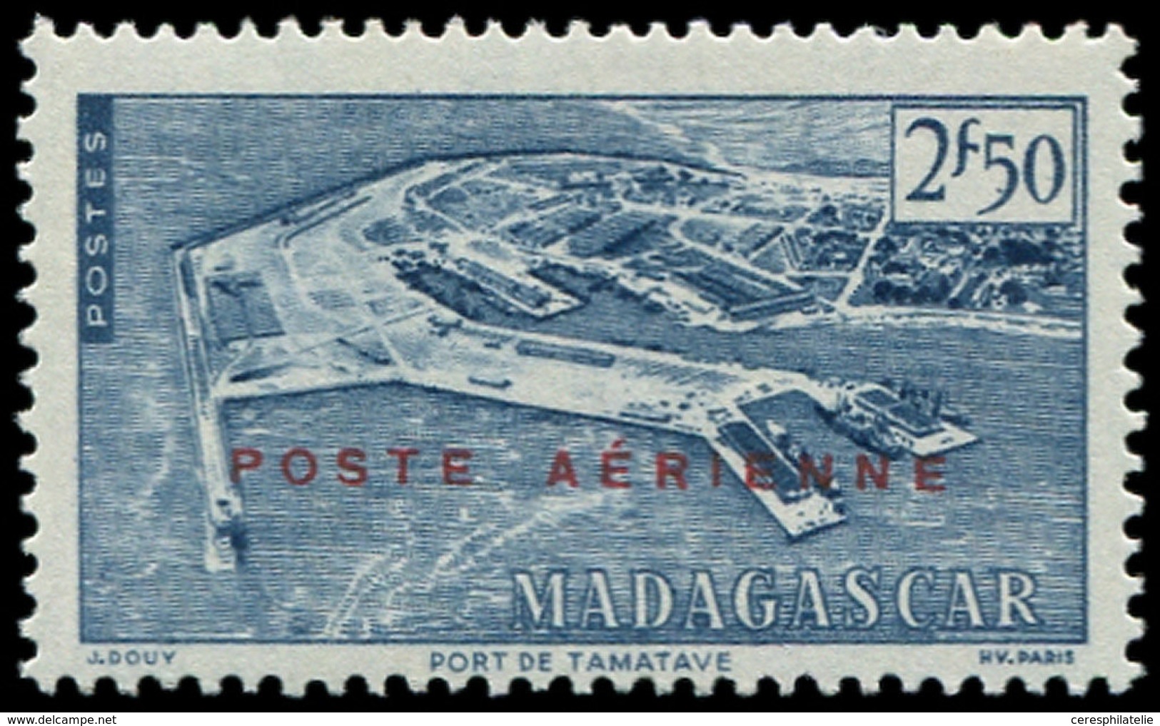 ** MADAGASCAR 331J : 2f50 Bleu, Tamatave, NON EMIS, TB - Other & Unclassified