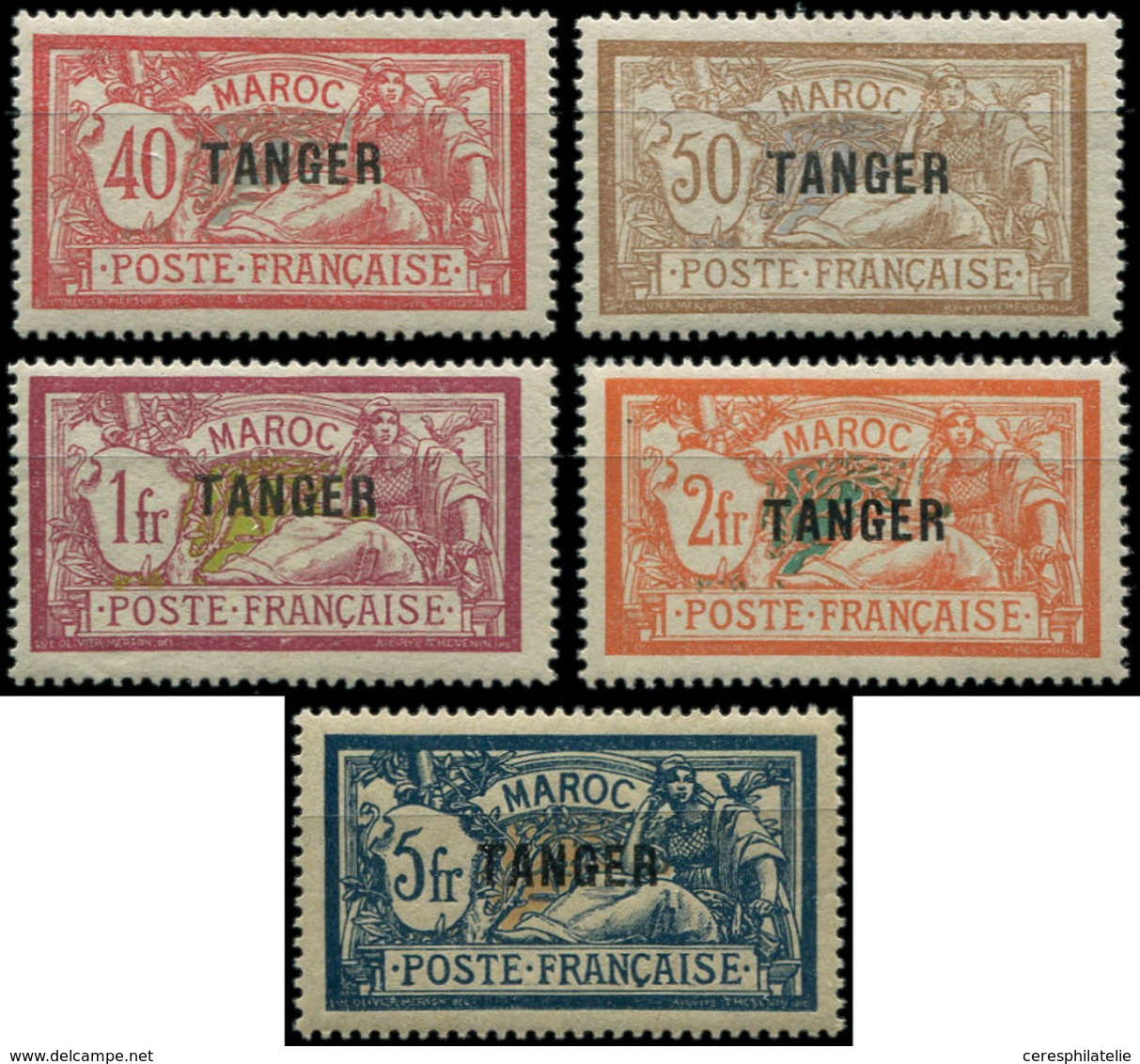 ** MAROC 93/97 : Types Merson Surchargés TANGER, TB - Other & Unclassified