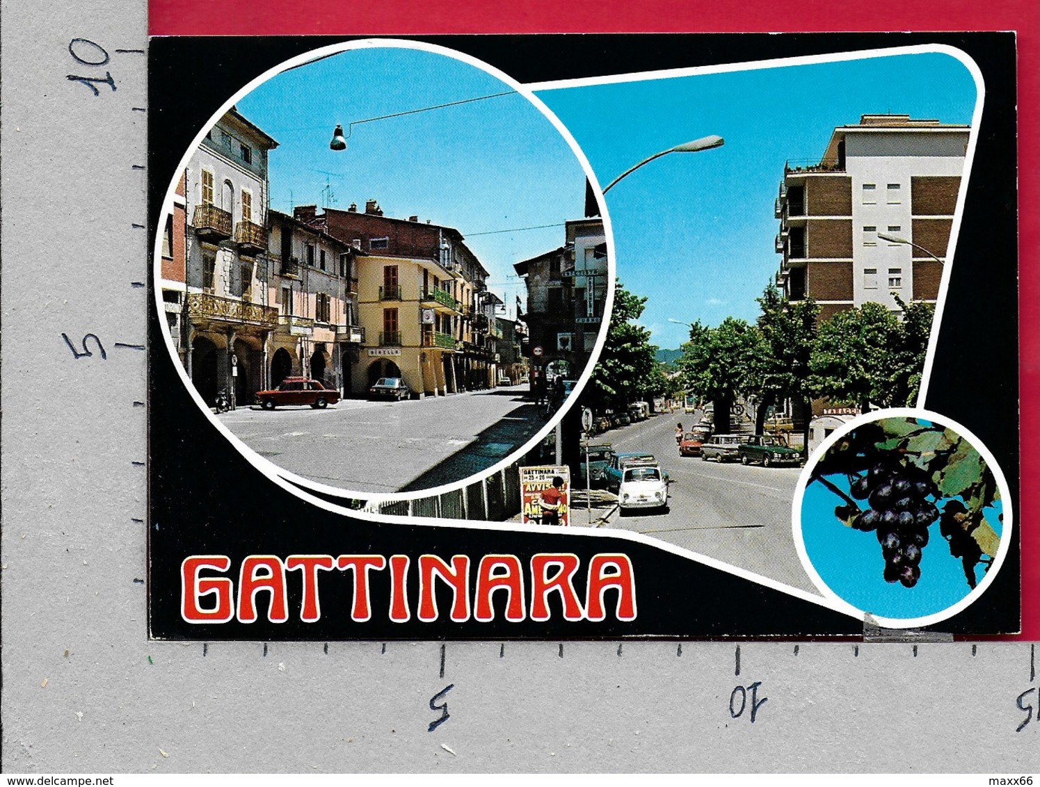 CARTOLINA VG ITALIA - GATTINARA (VC) - Vedutine Multivue - 10 X 15 - ANN. 2002 - Vercelli