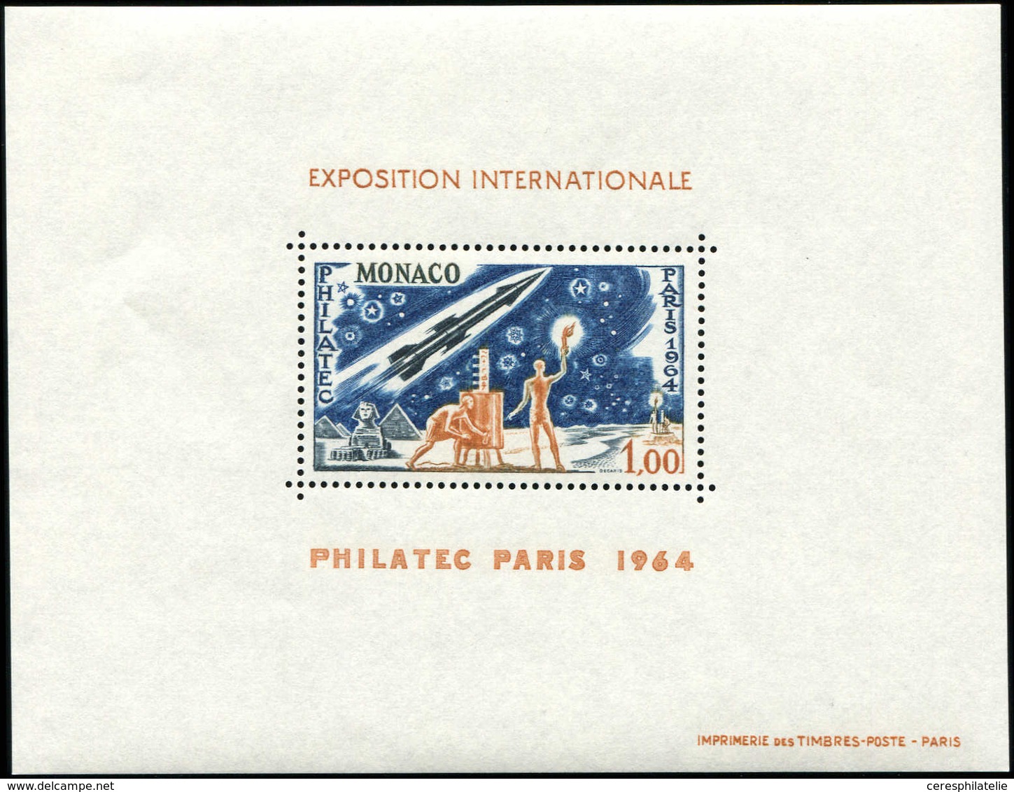 ** MONACO BF Spéciaux 5 : Philatec 1964, TB - Blocks & Sheetlets