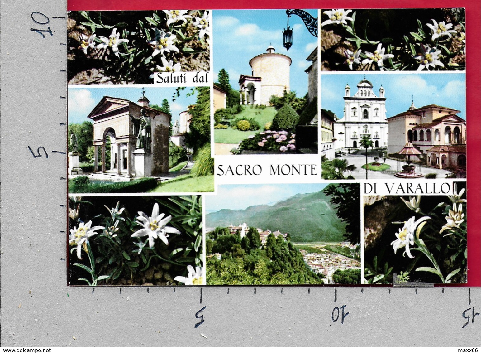 CARTOLINA VG ITALIA - Saluti Dal SACRO MONTE Di VARALLO (VC) - 10 X 15 - ANN. 2002 CINEMA VITTORIO DE SICA - Saluti Da.../ Gruss Aus...