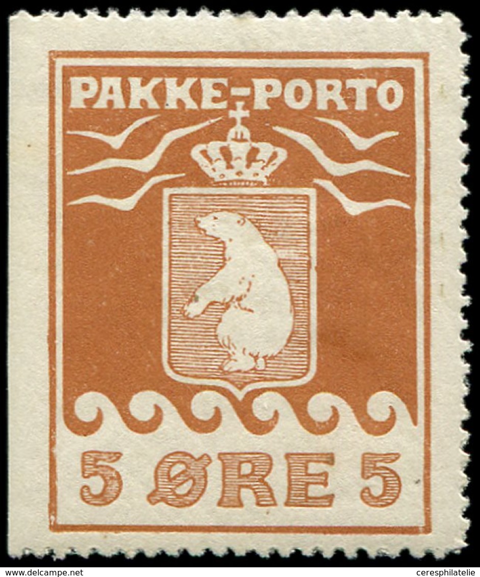 * DANEMARK Groenland 3a : 5ö. Brun Rouge, Dent. 12 1/4, TB. S - Other & Unclassified