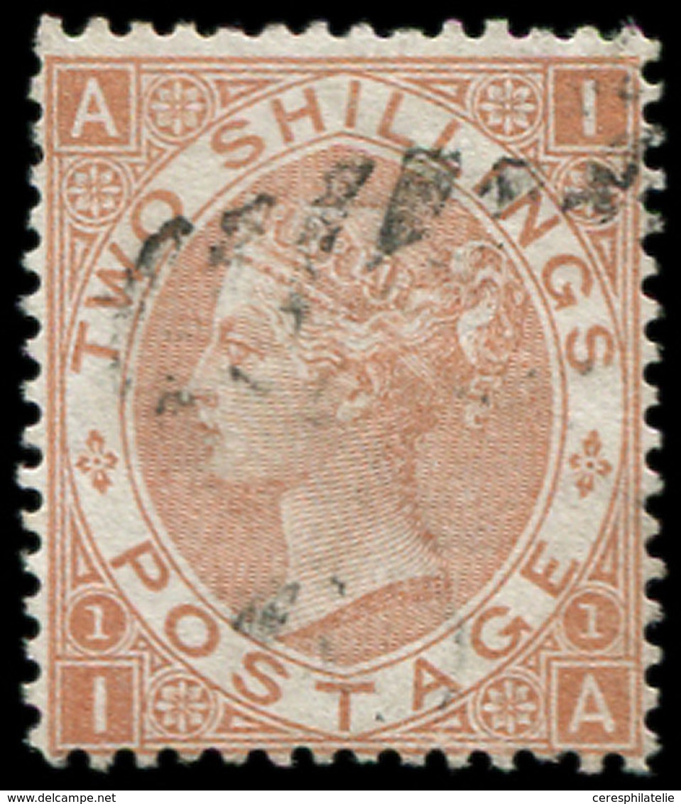 GRANDE BRETAGNE 39  : 2s. Brun-rouge, Oblitération Légère, TTB - Used Stamps