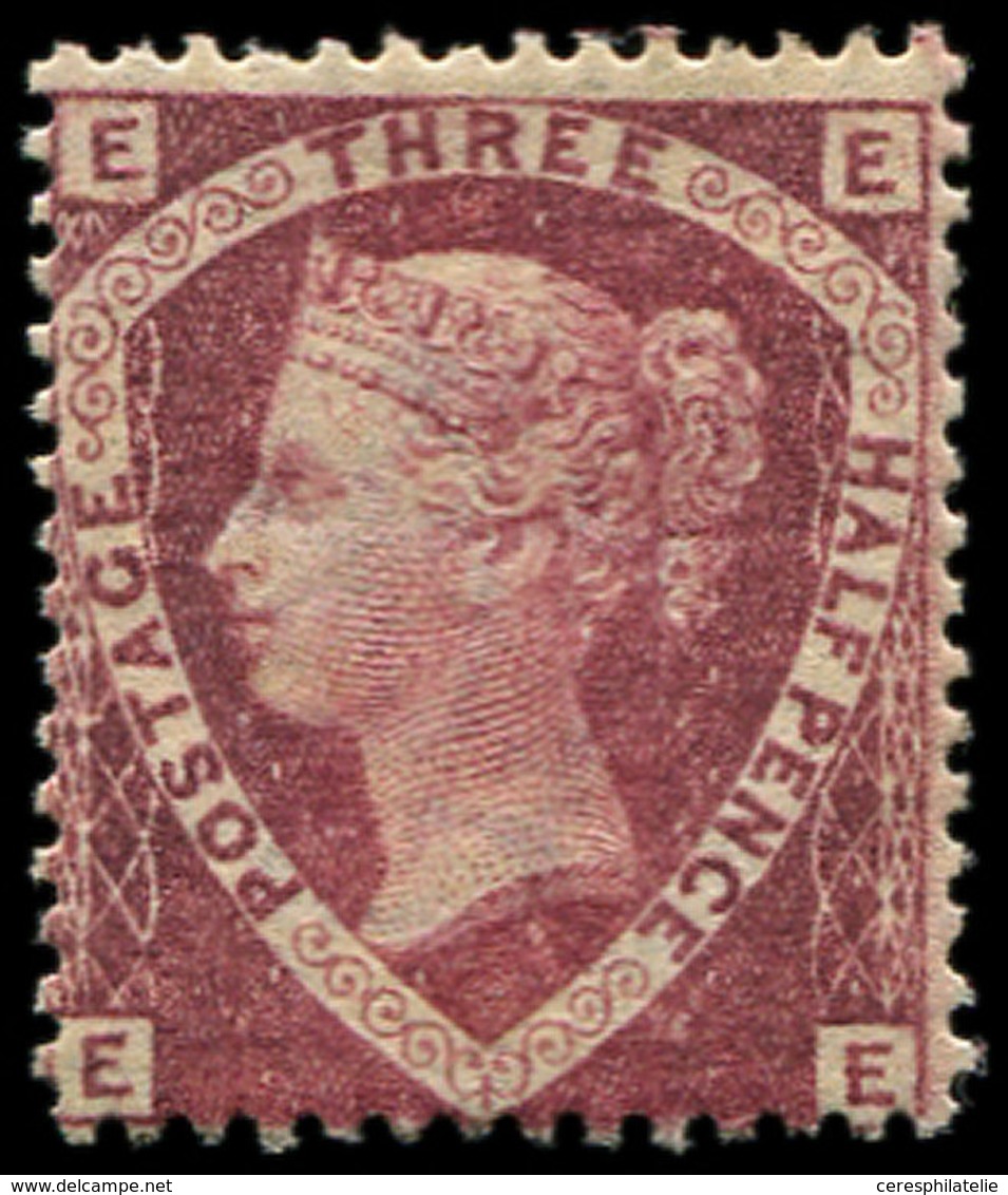 * GRANDE BRETAGNE 50 : 3 1/2p. Rouge Carminé, TB - Used Stamps