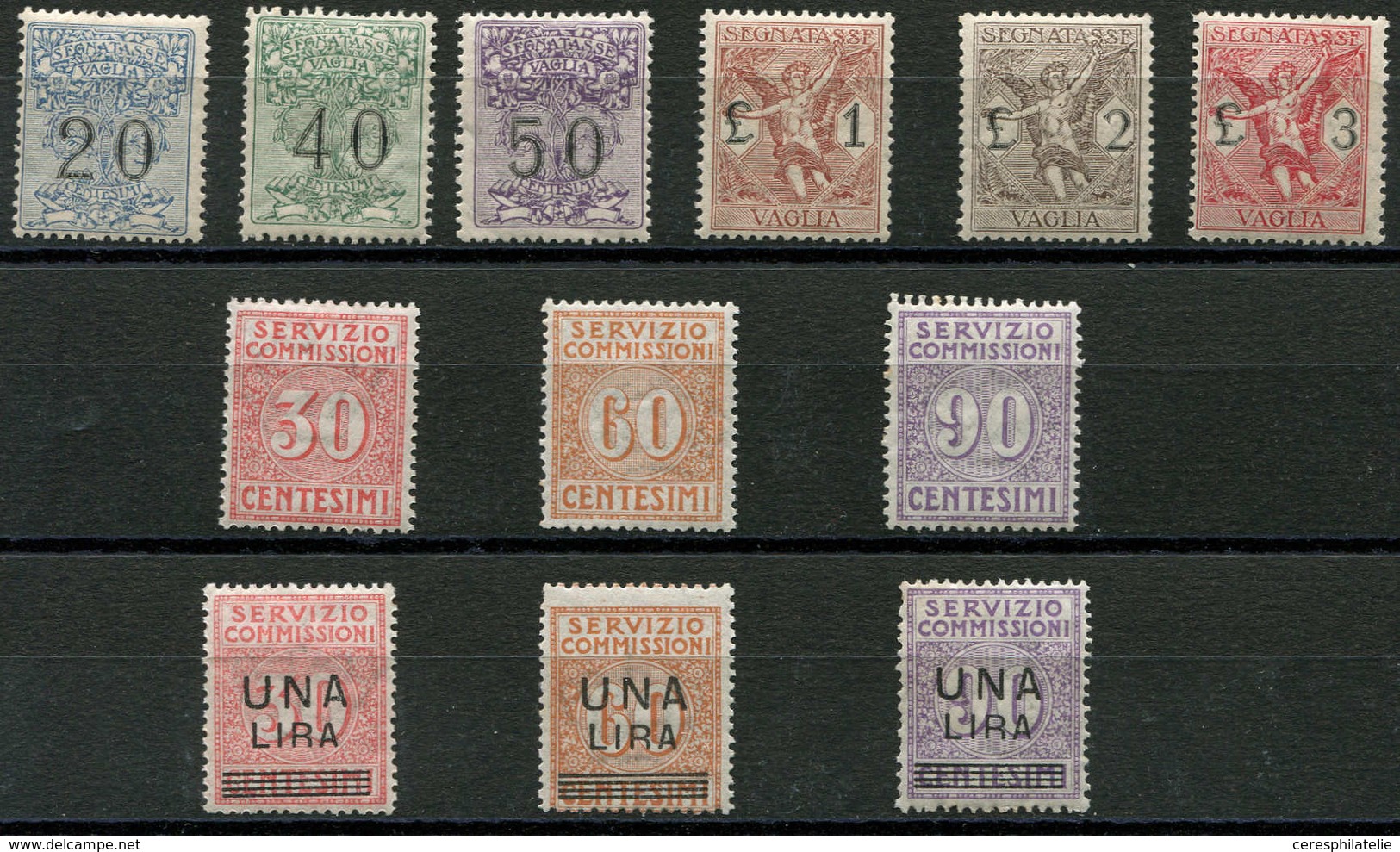 ** ITALIE Timbres Pour Mandats 1/6, Service 9/11 Et 12/14, TB - Sonstige & Ohne Zuordnung