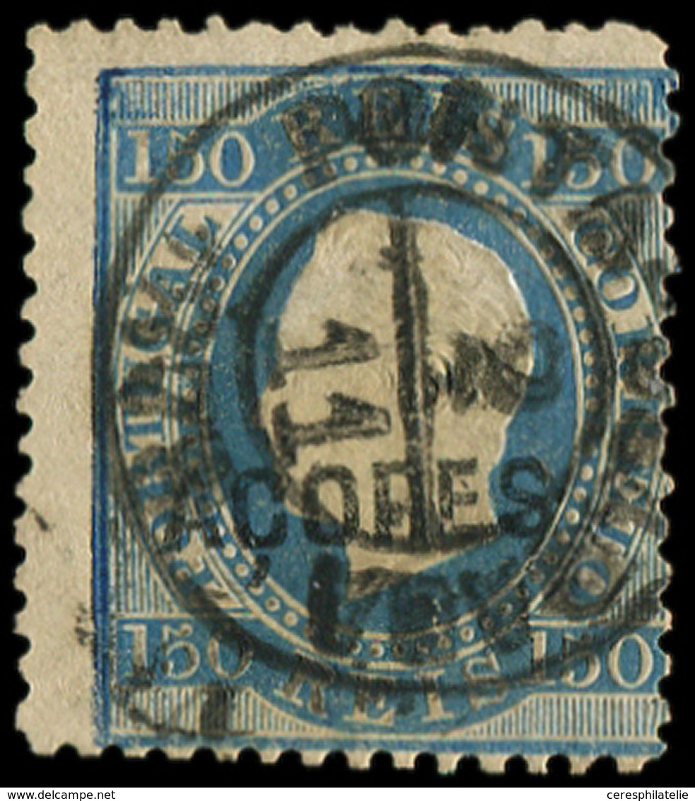 PORTUGAL  ACORES 44A : 150r. Bleu, Dentelé 12 1/2, Obl., TB - Azores