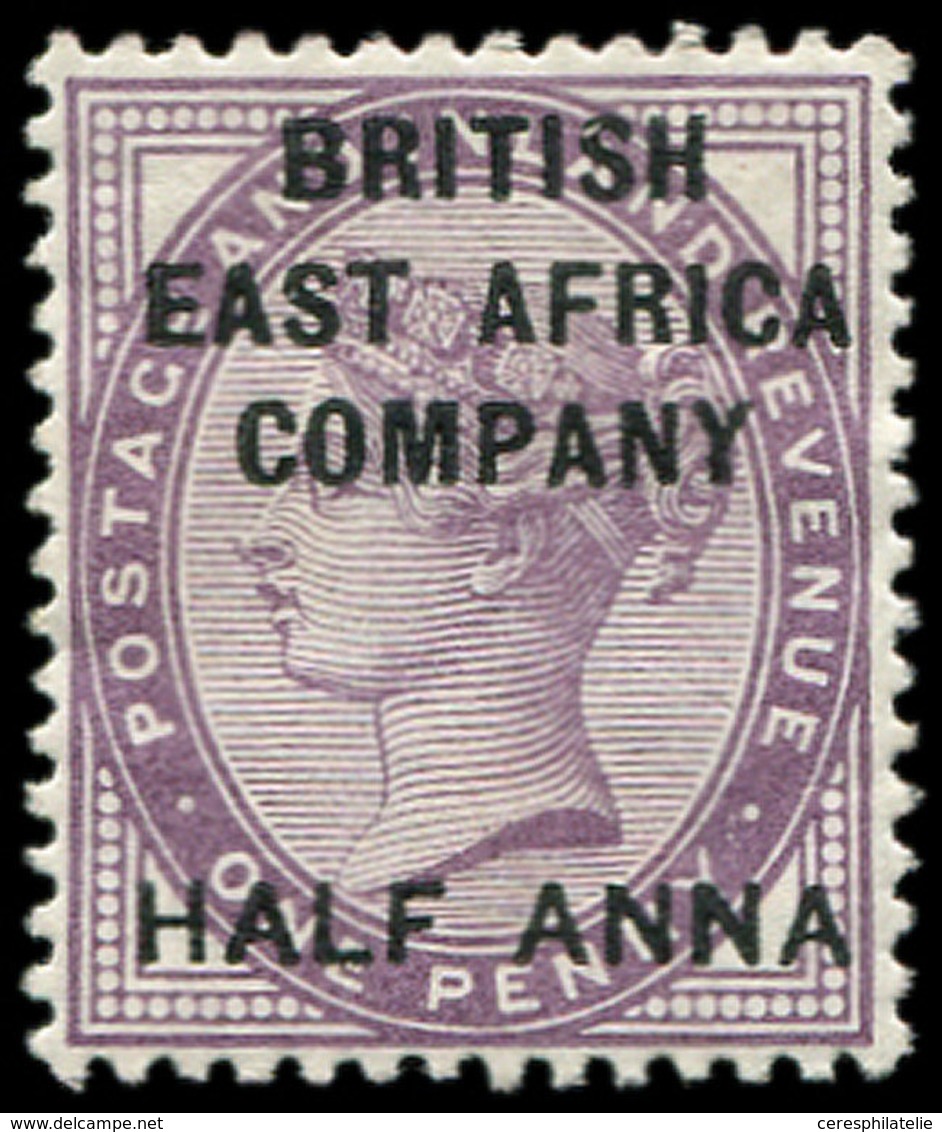 * AFRIQUE ORIENTALE BRITANNIQUE 1 : 1/2a. Sur 1p. Violet, Bon Centrage, TTB - Altri & Non Classificati