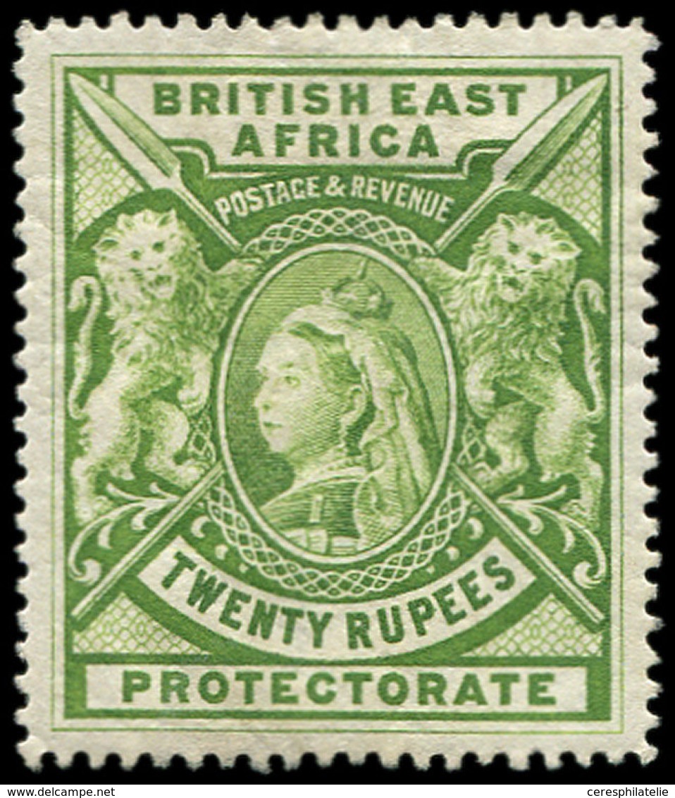 * AFRIQUE ORIENTALE BRITANNIQUE 82 : 20r. Vert-jaune, TB - Other & Unclassified