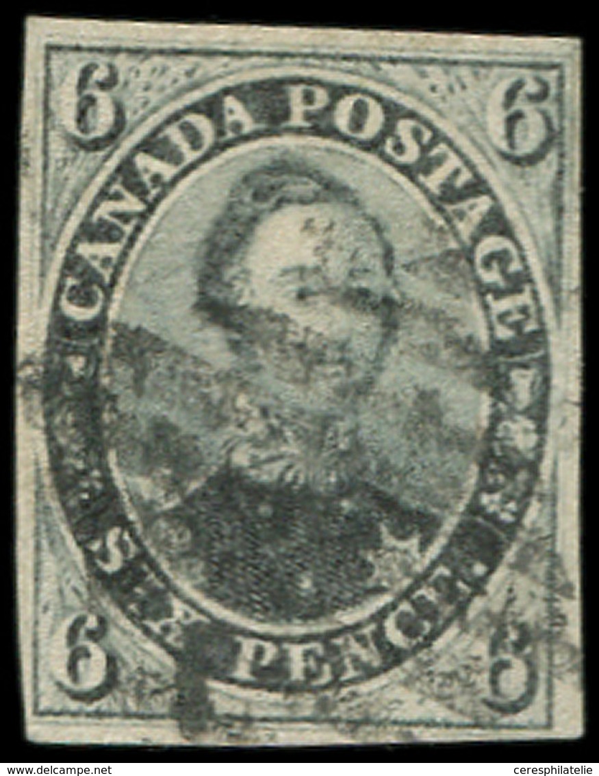 CANADA 2 : 6p. Violet-noir, Papier Vergé, Obl., TB - Other & Unclassified