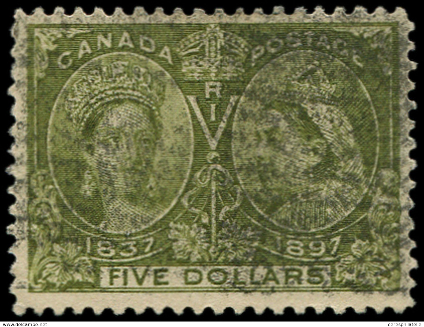 CANADA 53 : 5d. Olive, Obl., TB - Other & Unclassified