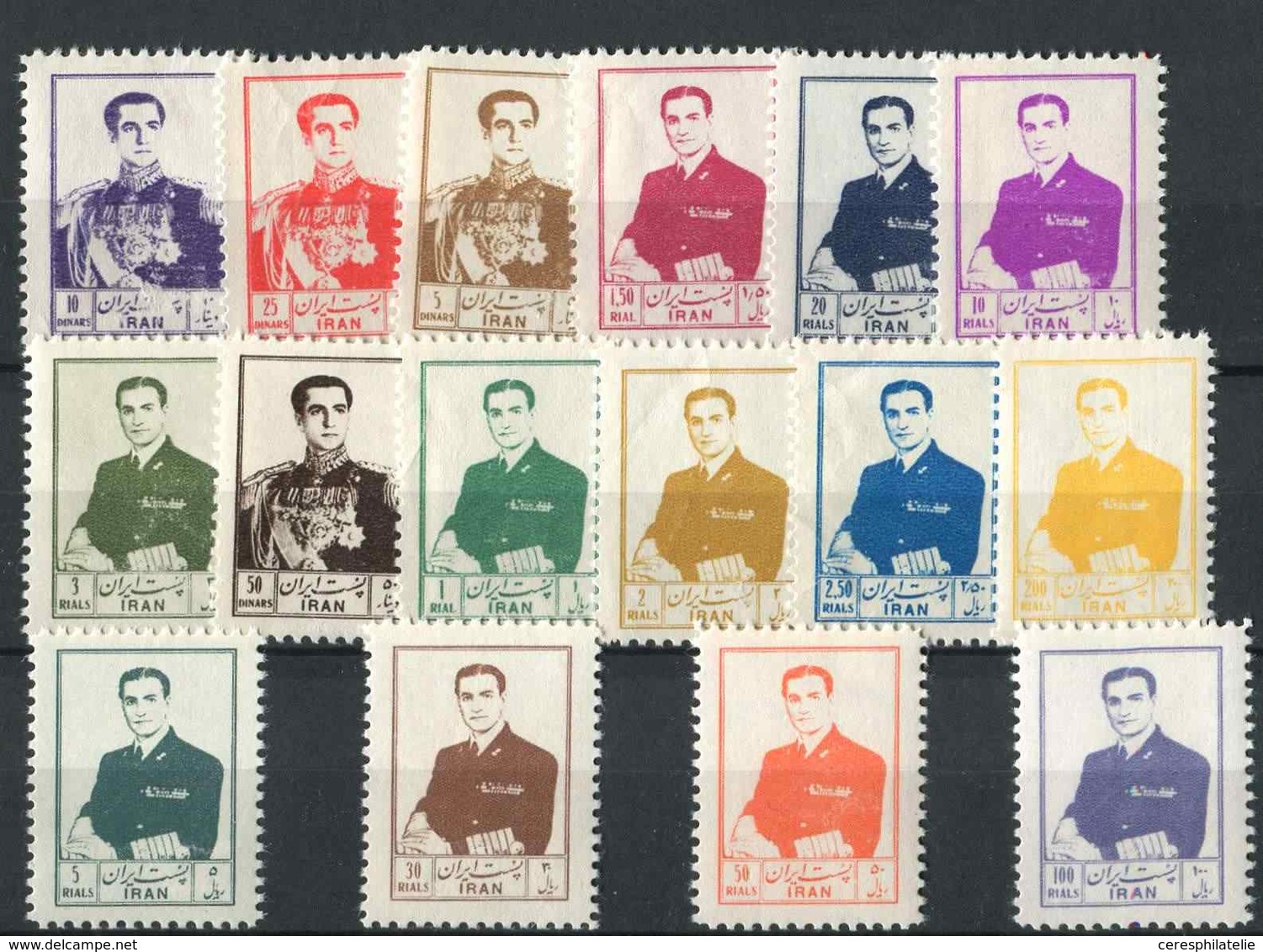 ** IRAN 819/34 : Série Courante De 1954, TB - Iran