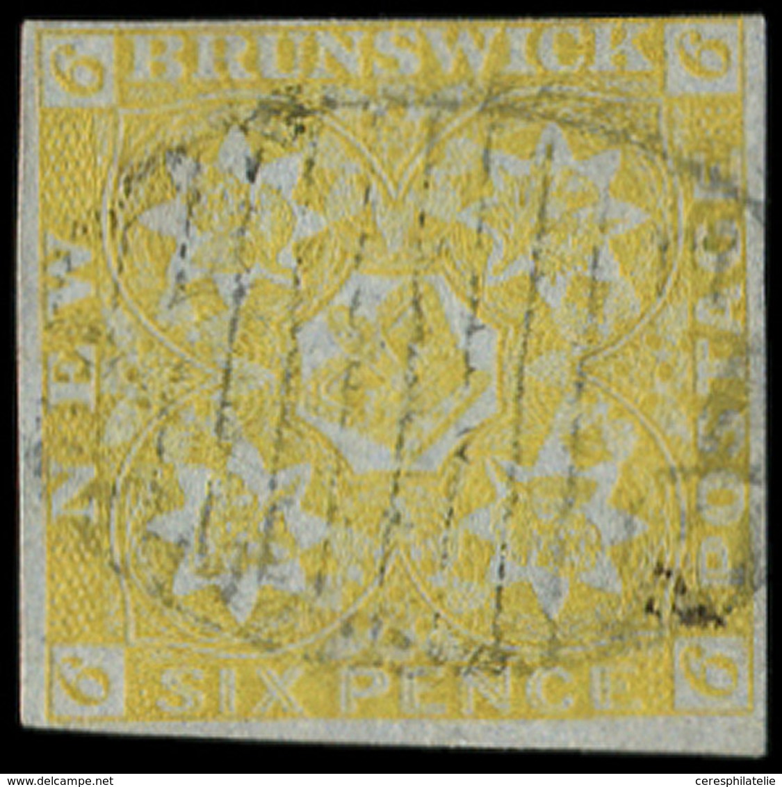 NOUVEAU BRUNSWICK 2 : 6p. Jaune, Obl., TB. J - Used Stamps