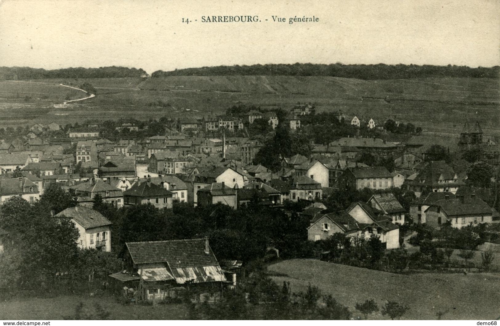 SARREBOURG  Panorama Vu Du Clocher - Sarrebourg