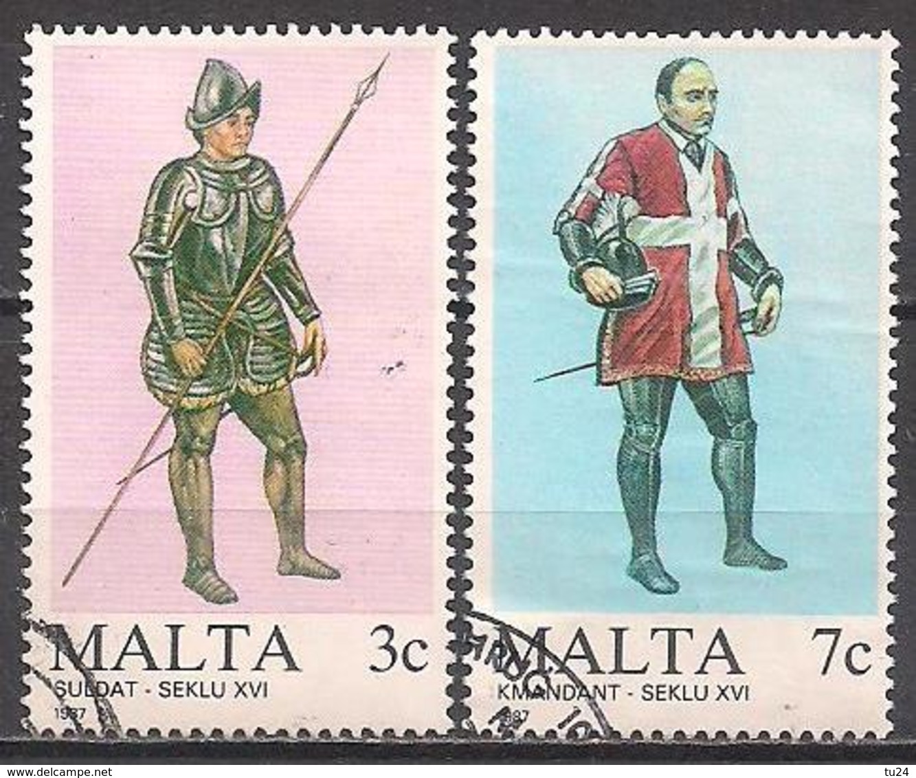 Malta (1987)  Mi.Nr.  768 + 769  Gest. / Used  (4af16) - Malta