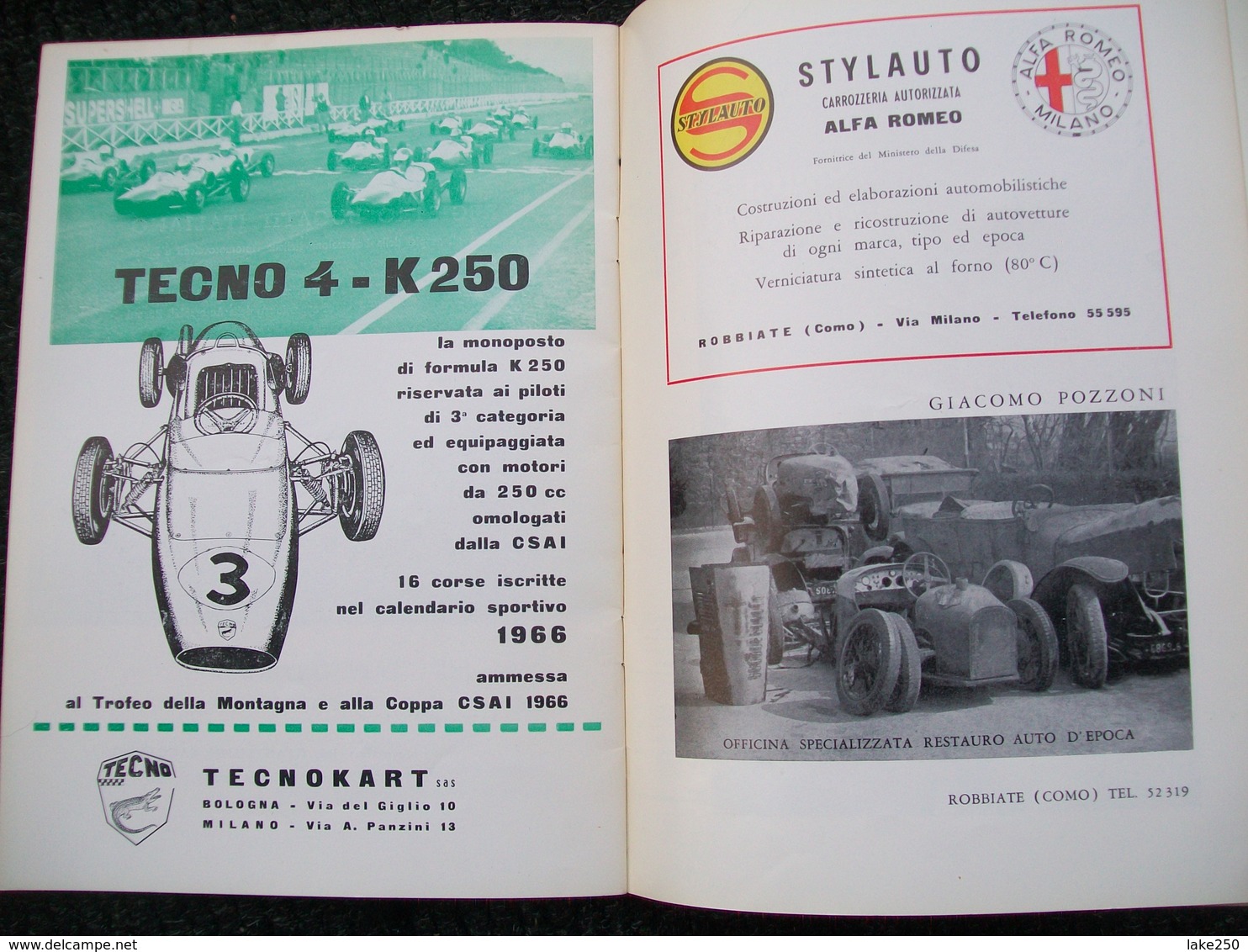 VIII COPPA MONZA Autodromo Nazionale Di Monza 1966 - Moteurs