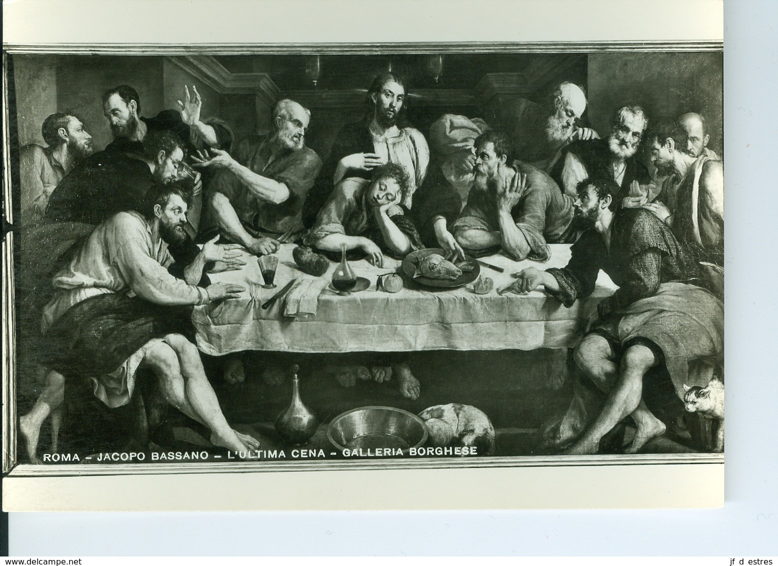 CP Photo Roma Galleria Borghese, L'Ultima Cena, Jacopo Bassano - Museos