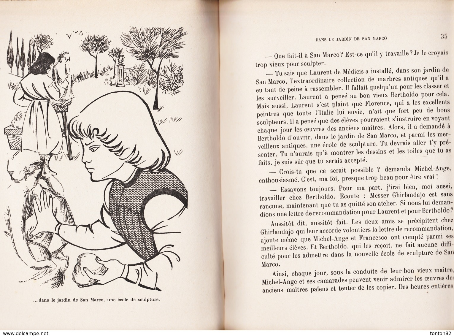 David Barnold - Le Petit Michel - Ange - " Contes Et Récits " - Éditions F. Lanore -( 1962 ) . - Autres & Non Classés