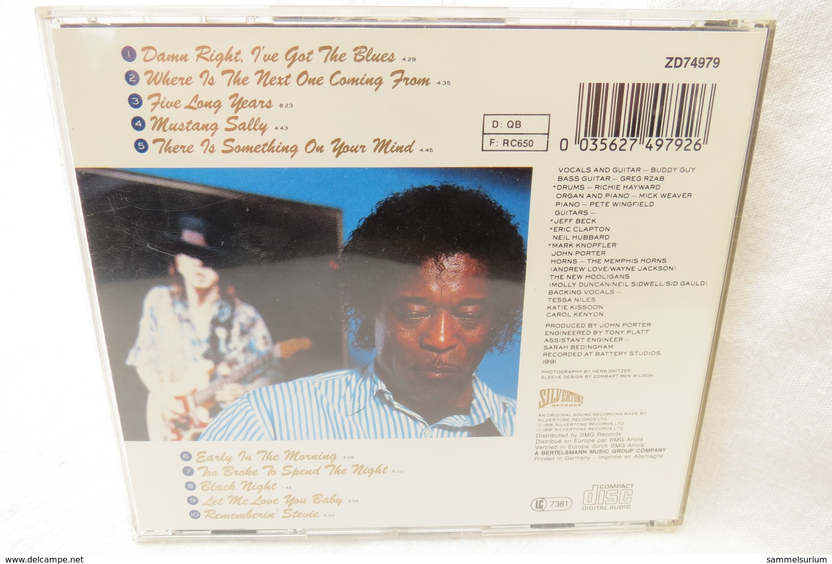 CD "Buddy Guy" Damn Right, I've Got The Blues - Blues