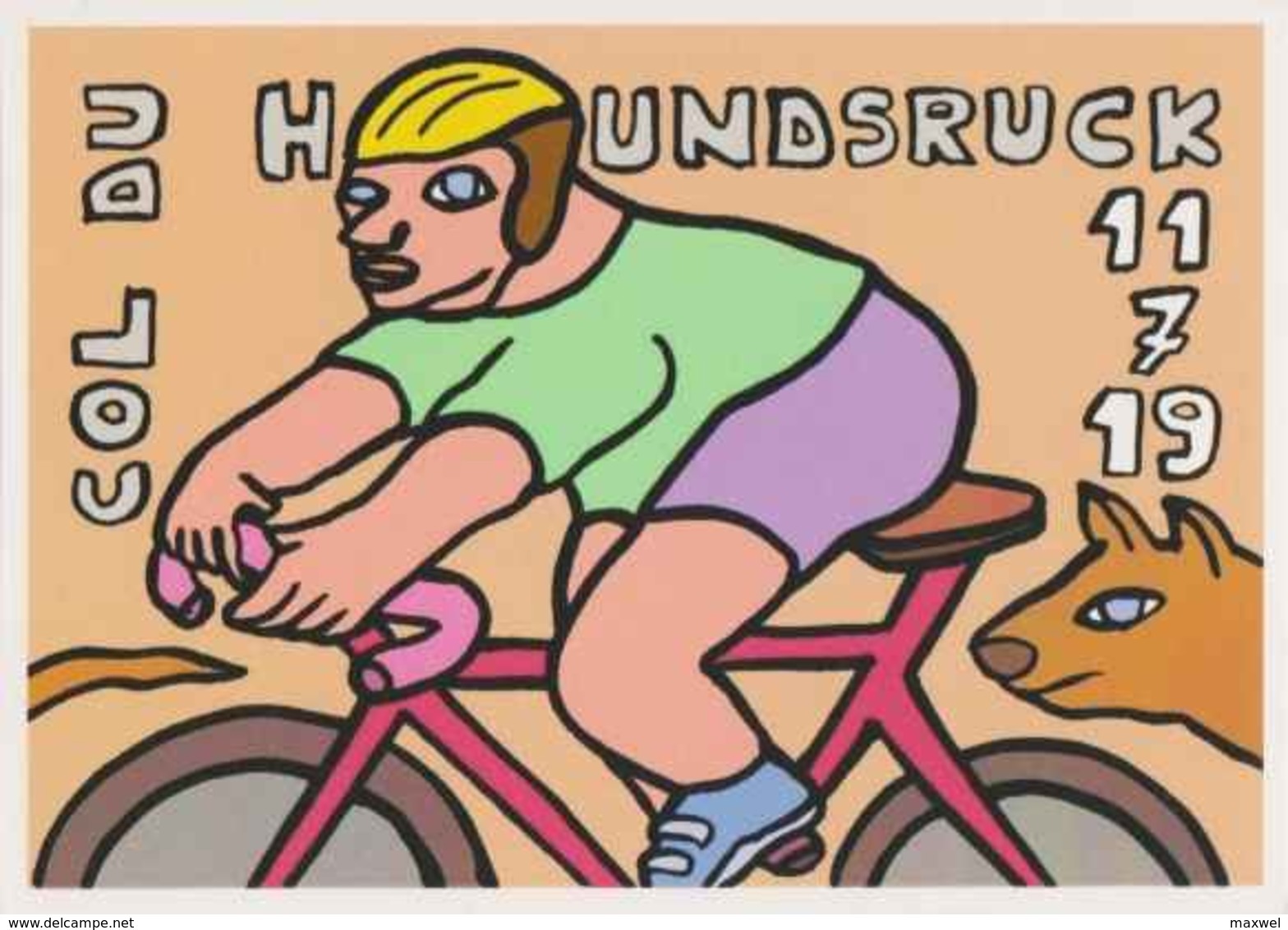 CPM ERGON - Le Col Du Hundsruck - Tour De France 2019 - Cycliste - Vélo - Cyclisme - Illustrateurs - Illustrateur - Ergon