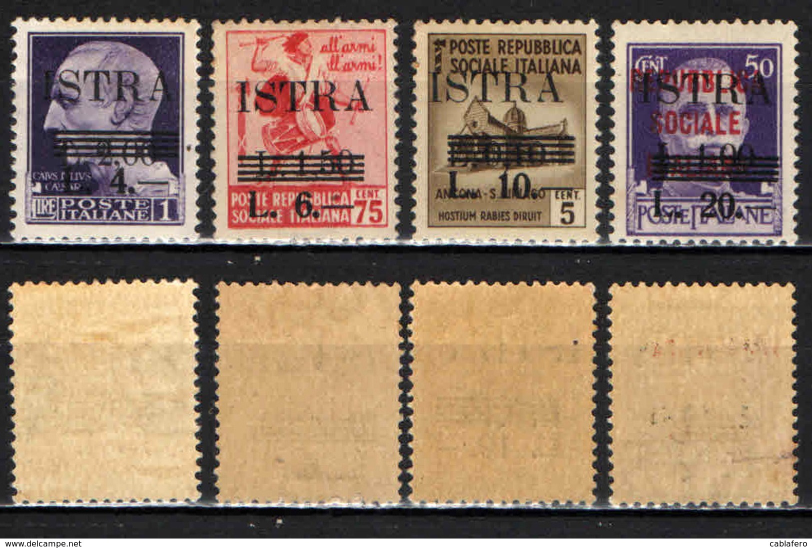 ITALIA - OCCUPAZIONE MILITARE JUGOSLAVA - ISTRIA-POLA - 1945 - CON SOVRASTAMPA - MNH - Joegoslavische Bez.: Istrië