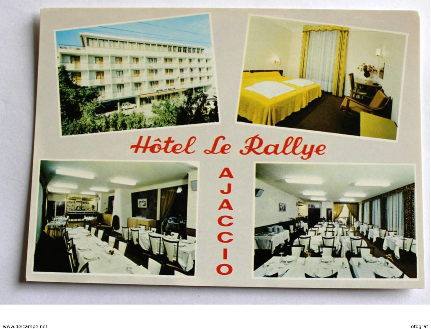 CPM - AJACCIO - Hôtel "Le Rallye" - Hotels & Restaurants