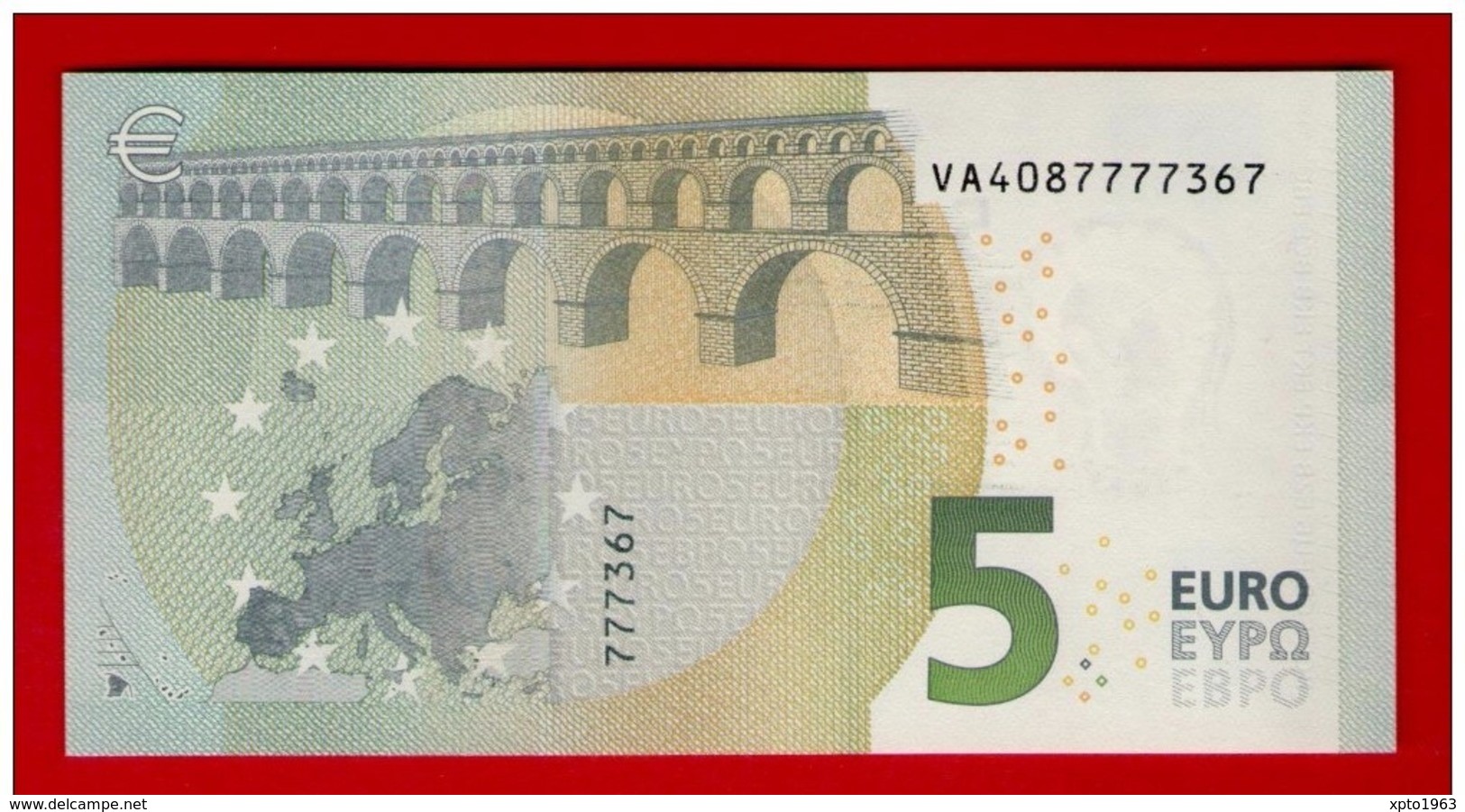 5 EUROV003B5 SPAIN - ESPAÑA - V003 B5 - VA4087777367 - DRAGHI . UNC - FDS - NEUF - 5 Euro