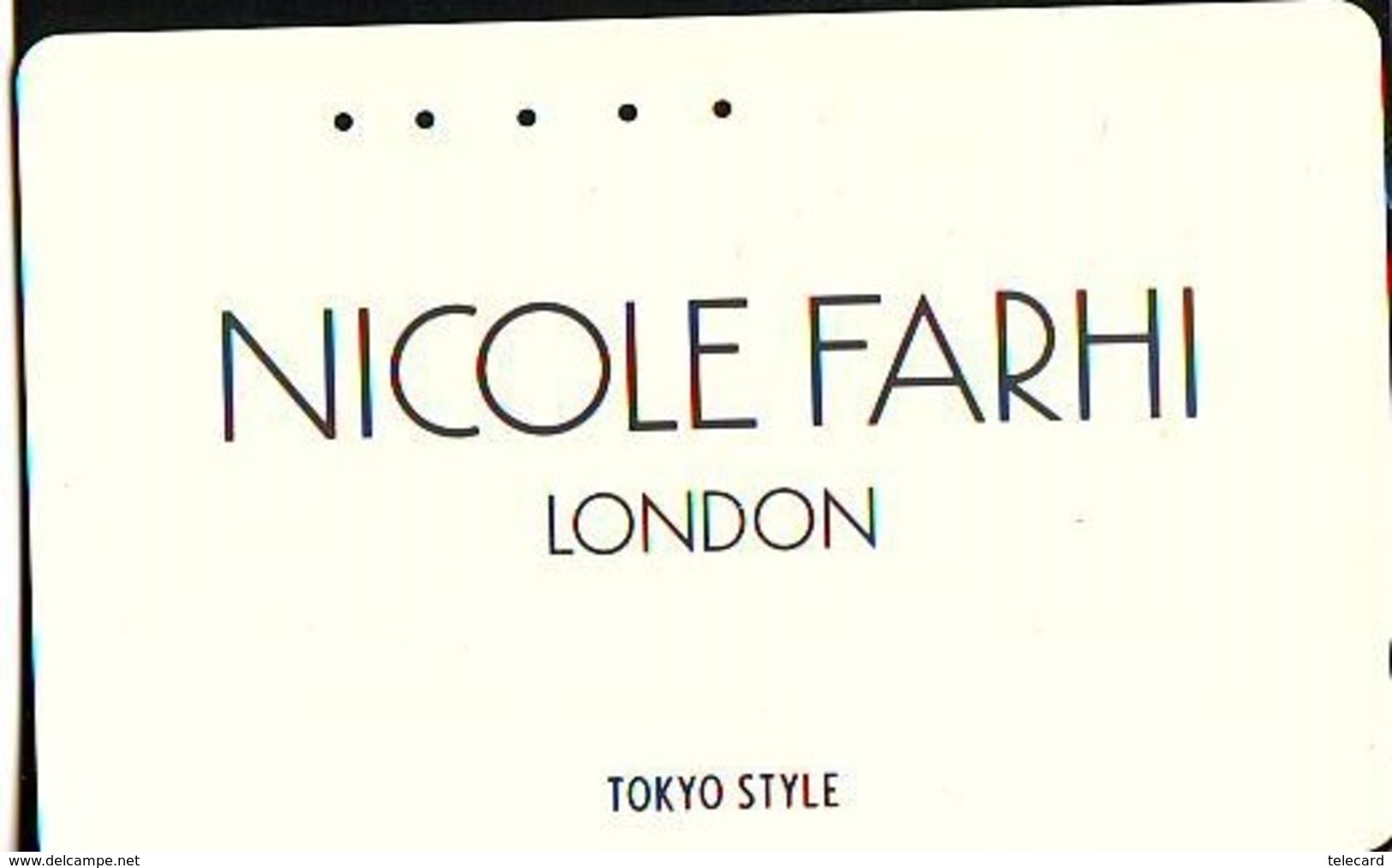 Télécarte Japon * ANGLETERRE * ENGLAND * LONDON * NICOLE FARHI  (366) GREAT BRITAIN Related *  Phonecard Japan * - Paesaggi