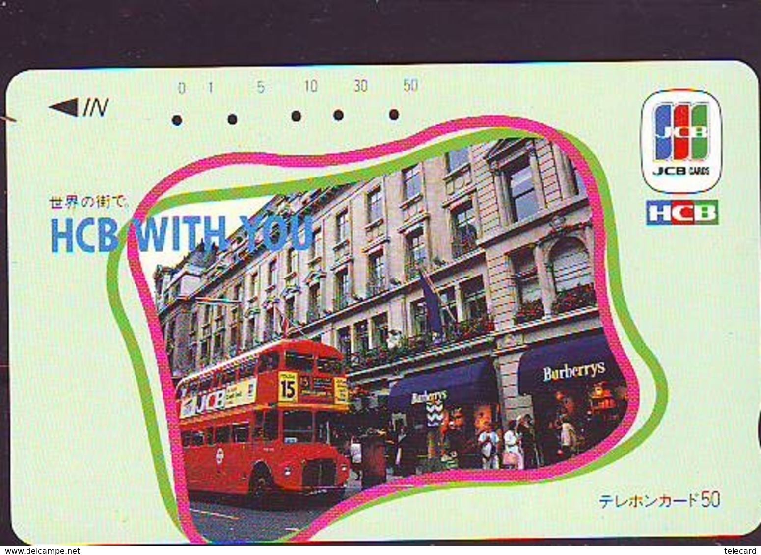 Télécarte Japon * ANGLETERRE * ENGLAND * LONDON * Double-decker Bus  (373) GREAT BRITAIN Related *  Phonecard Japan * - Landscapes