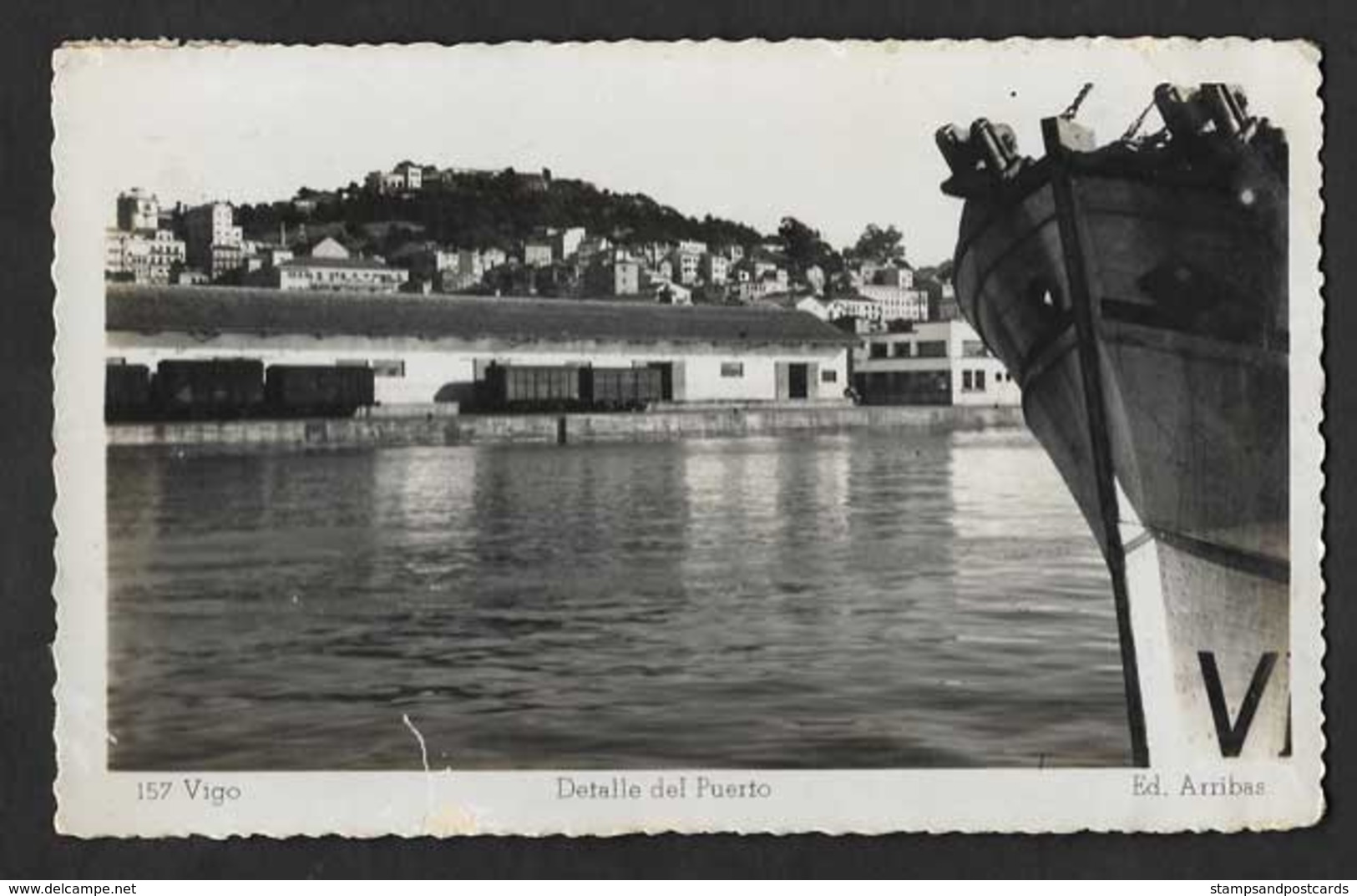 Espagne España Carte Postale Vigo Port Puerto Old Postcard Spain - Cádiz