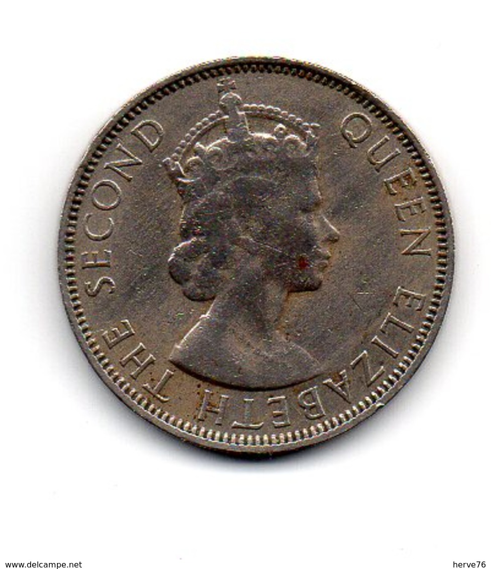 MALAYSIE - Pièce 50 Cents 1954- Malaya And British Borneo - Queen Elisabeth II - Malaysie