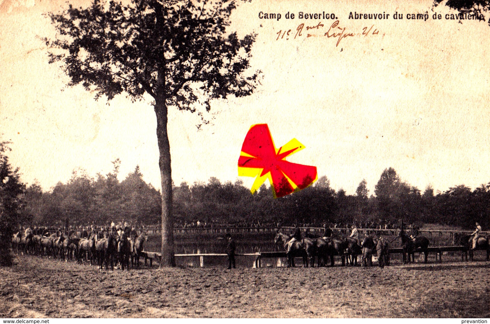 Camp De BEVERLOO - Abreuvoir Du Camp De Cavalerie - Superbe Carte Circulée. - Leopoldsburg (Kamp Van Beverloo)