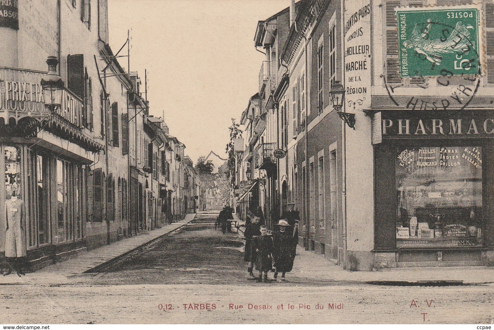 Rue Desaix Et Le Pic Du Midi - Tarbes