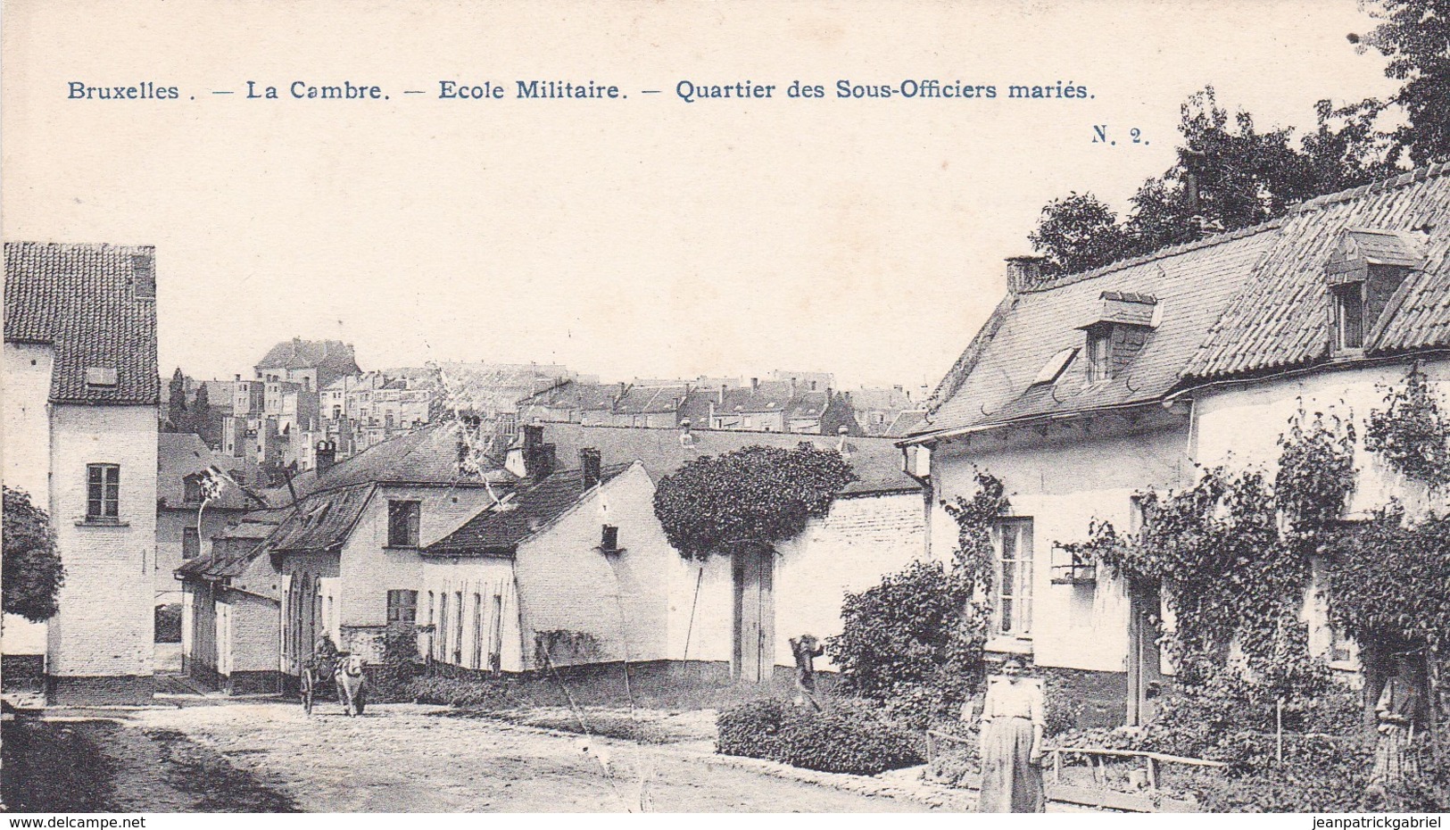 F 119 Bruxelles La Cambre Ecole Militaire Quartier Des Sous Officiers Maries - Bruxelles-ville