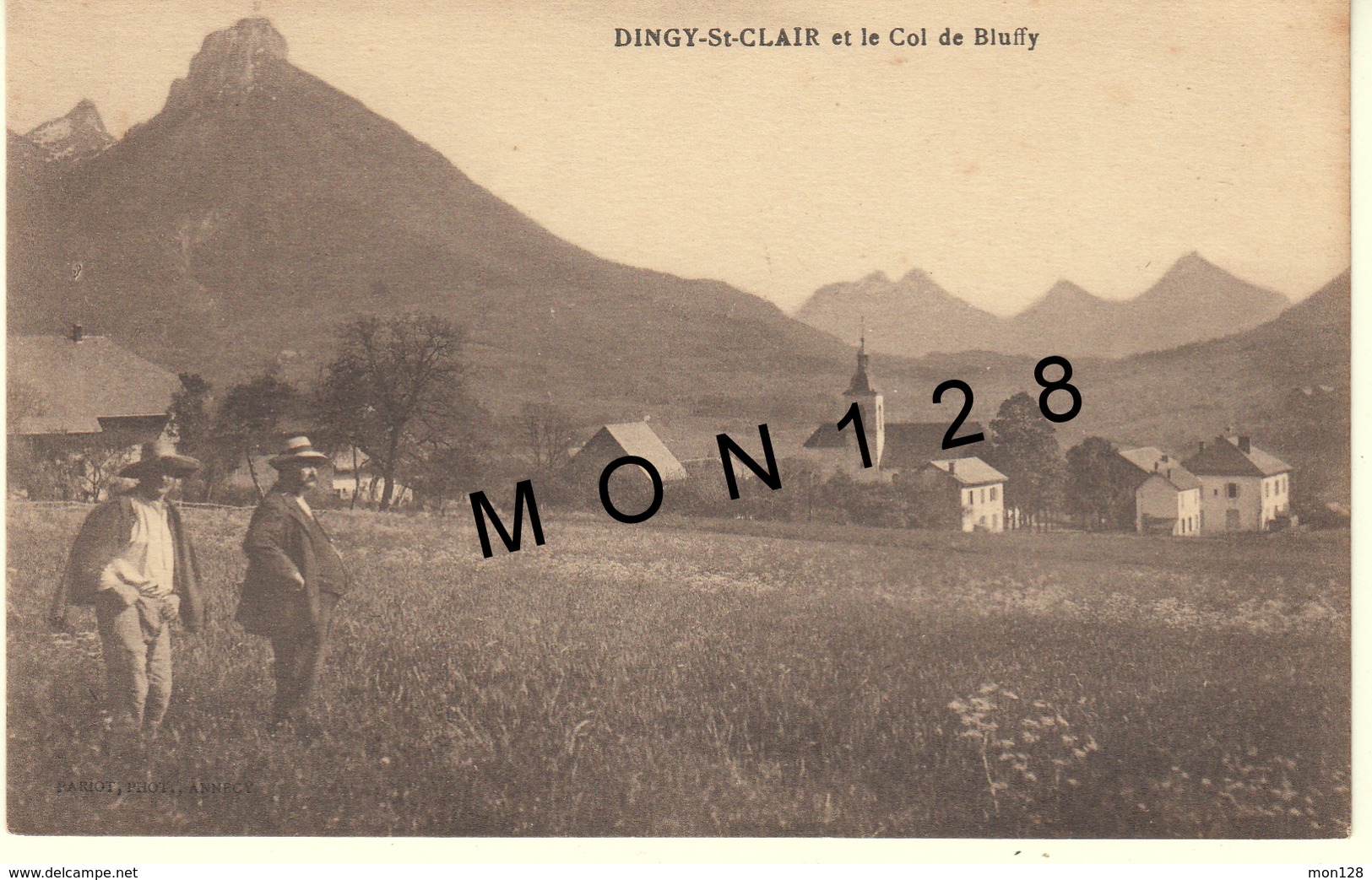 DINGY SAINT CLAIR (74)  ET LE COL DE BLUFFY - Dingy-Saint-Clair