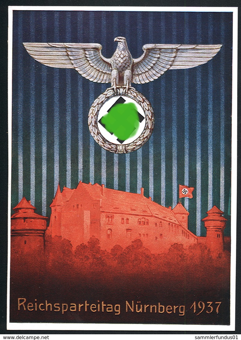 AK/CP Reichsparteitag Nürnberg 1934   Propaganda  Nazi  Ungel/uncirc. 1937    Erhaltung/Cond. 1-/ 2  Nr. 00578 - Guerra 1939-45