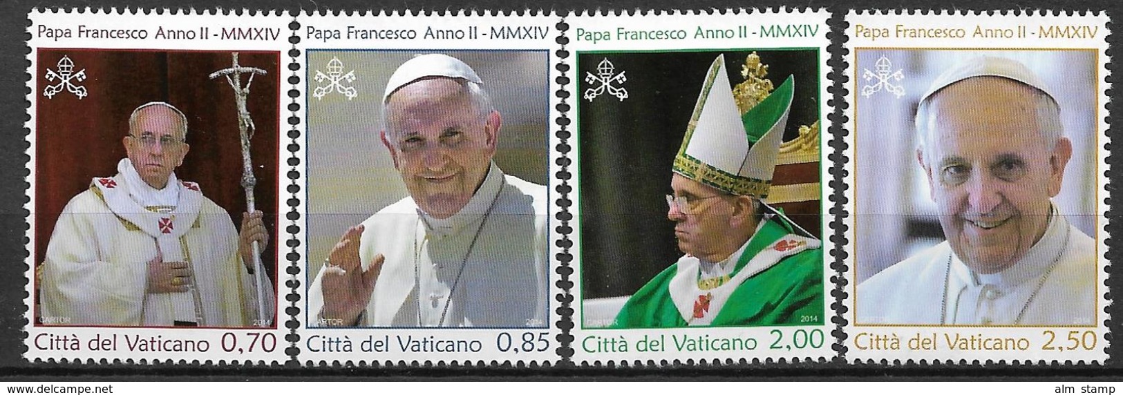 2014 Vatikan Mi. 1795-8 **MNH - Nuovi