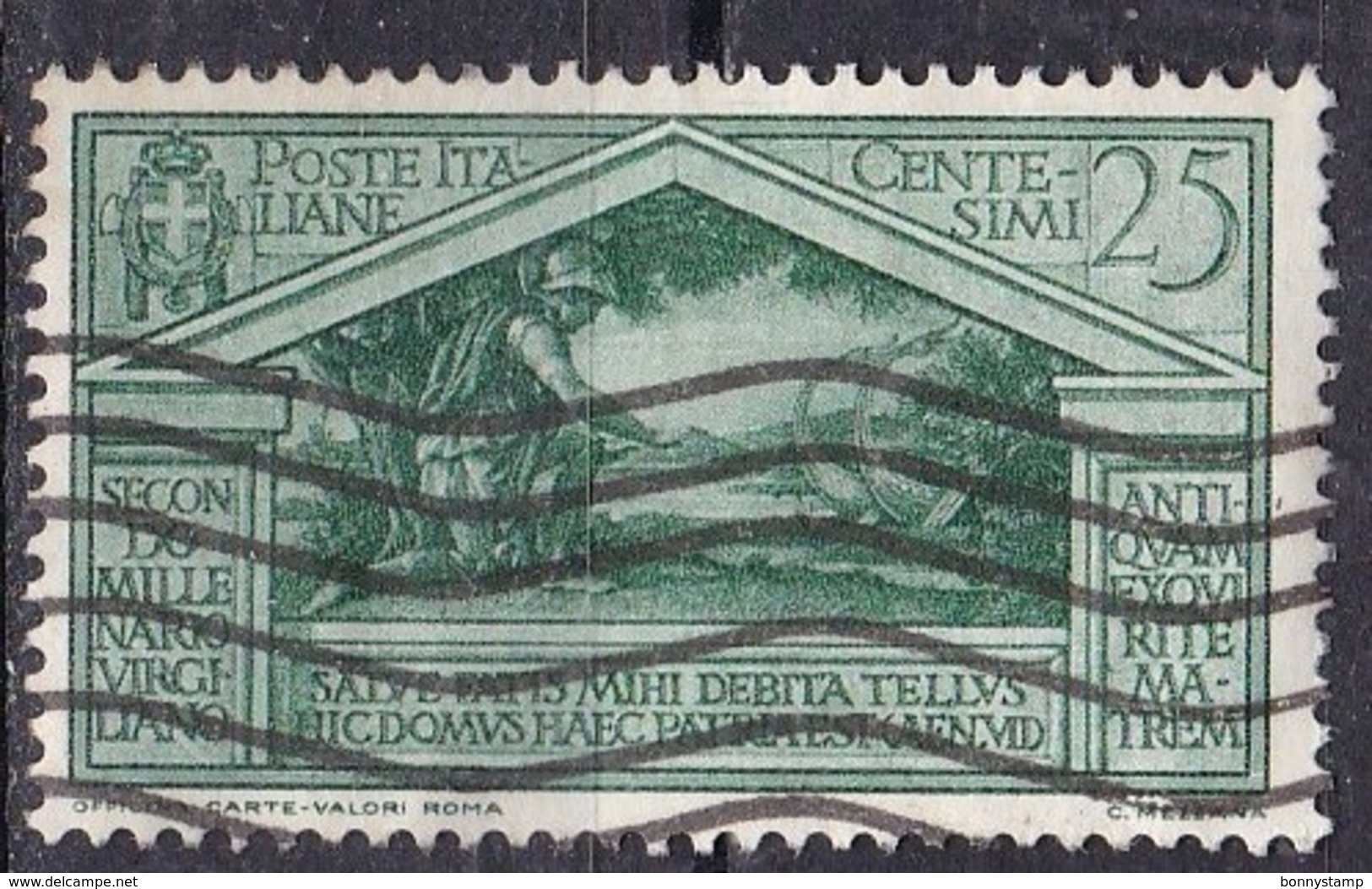 Regno D'Italia, 1930 - 25c Bimillenario Della Morte Di Virgilio, Ben Centrato - Nr.284 Usato° - Usati