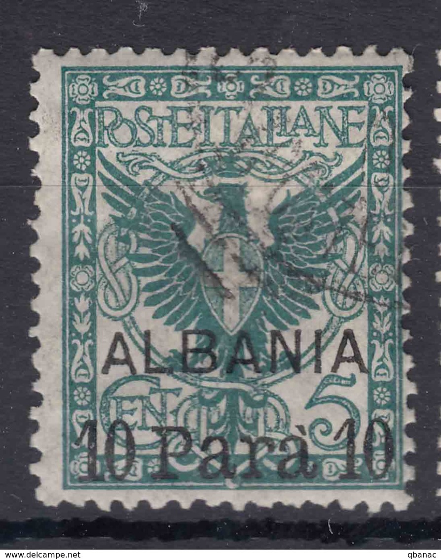 Italy Offices 1902 Albania Sassone#1 Mi#1 Used - Albania