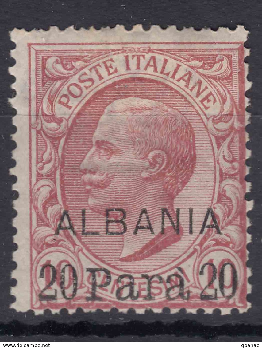 Italy Offices 1907 Albania Sassone#8 Mi#3 Mint Hinged - Albania