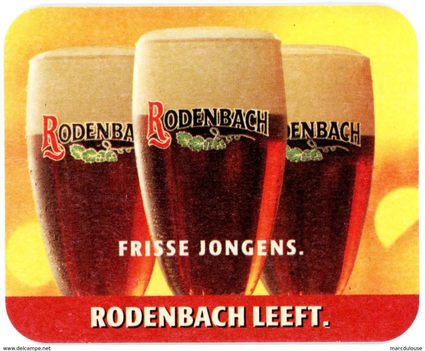 Belgium. Rodenbach Leeft. Frisse Jongens. België. Belgique. - Bierviltjes