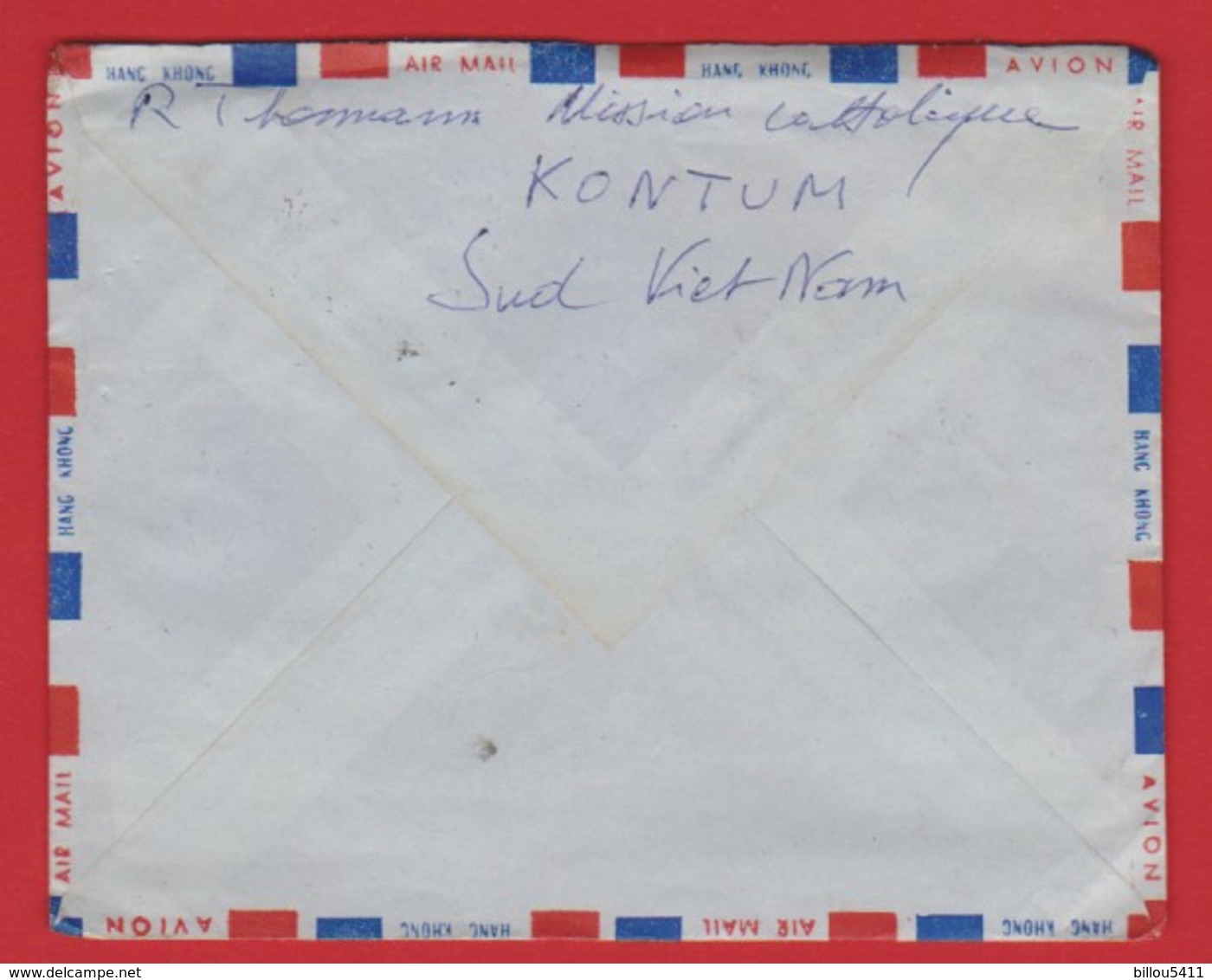 Lettre Du VIET-NAM (KONTUM) à FRANCE (SENONES) 1969 - Viêt-Nam